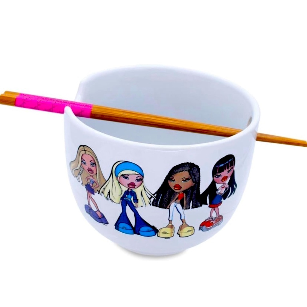 Bratz Ceramic Bowl with Chopsticks